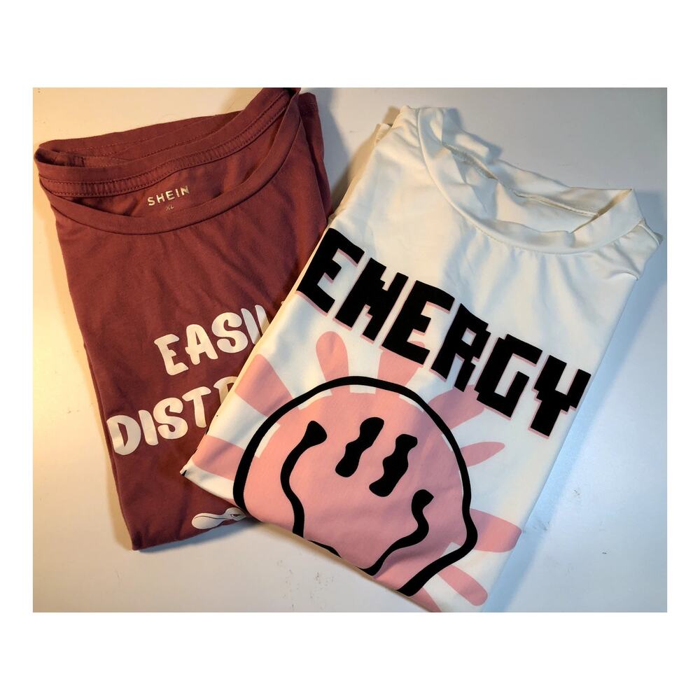 Lot of 2 Ladies Tops, Shein, Size Large